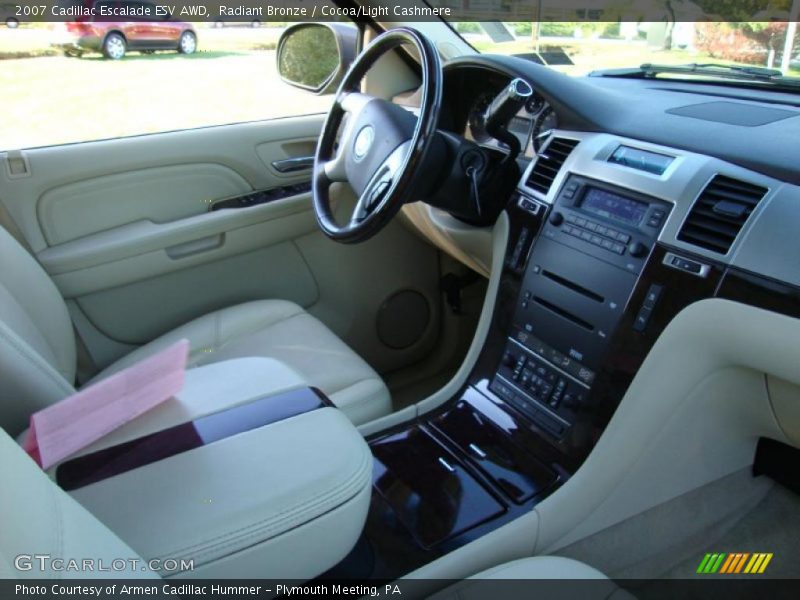 Radiant Bronze / Cocoa/Light Cashmere 2007 Cadillac Escalade ESV AWD