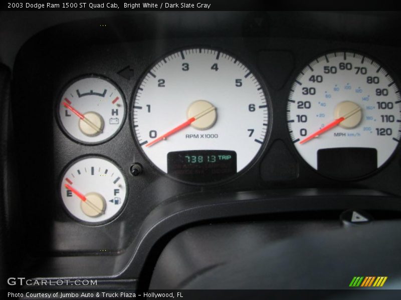  2003 Ram 1500 ST Quad Cab ST Quad Cab Gauges