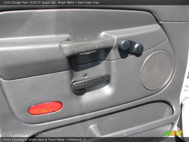 Bright White / Dark Slate Gray 2003 Dodge Ram 1500 ST Quad Cab