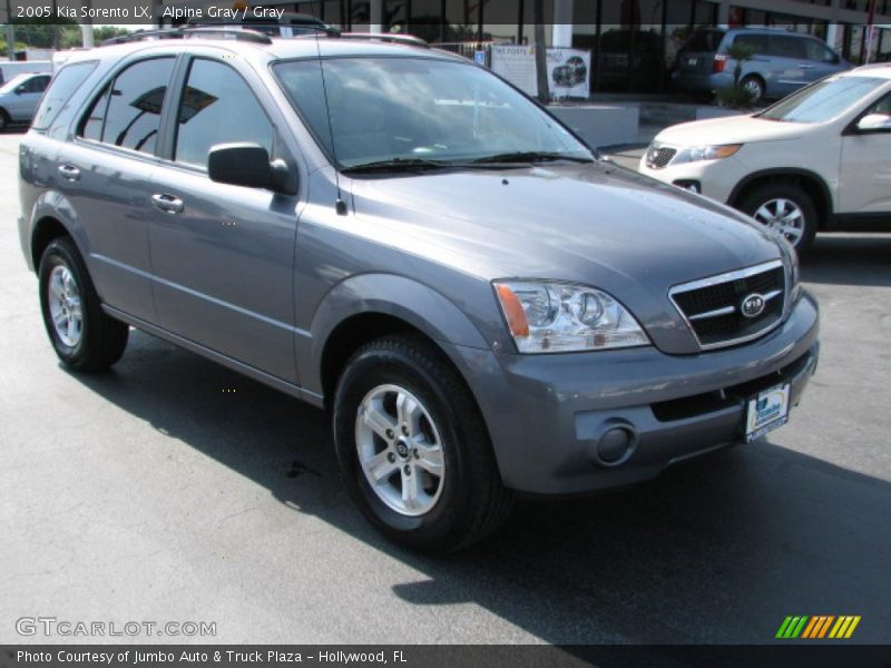 Alpine Gray / Gray 2005 Kia Sorento LX