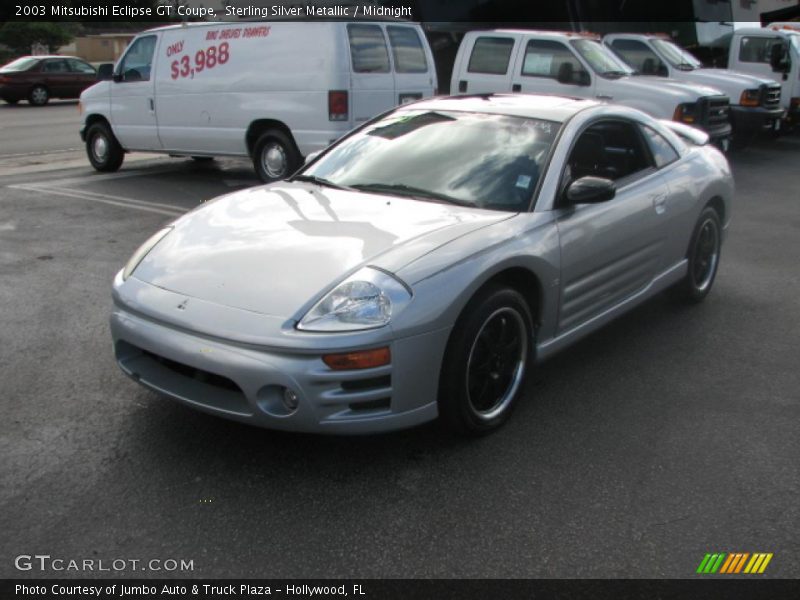 Sterling Silver Metallic / Midnight 2003 Mitsubishi Eclipse GT Coupe
