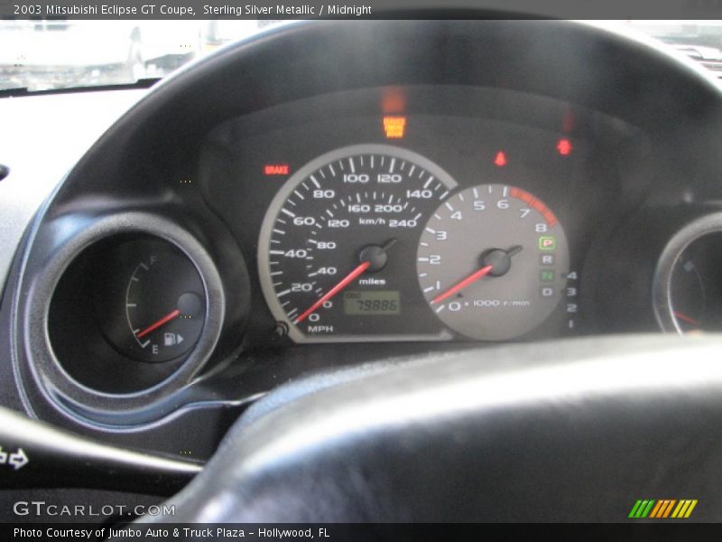 Sterling Silver Metallic / Midnight 2003 Mitsubishi Eclipse GT Coupe
