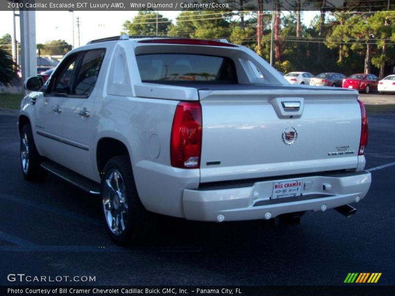 White Diamond / Cashmere/Cocoa 2010 Cadillac Escalade EXT Luxury AWD