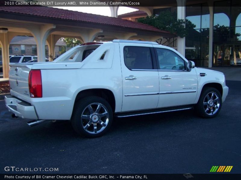White Diamond / Cashmere/Cocoa 2010 Cadillac Escalade EXT Luxury AWD