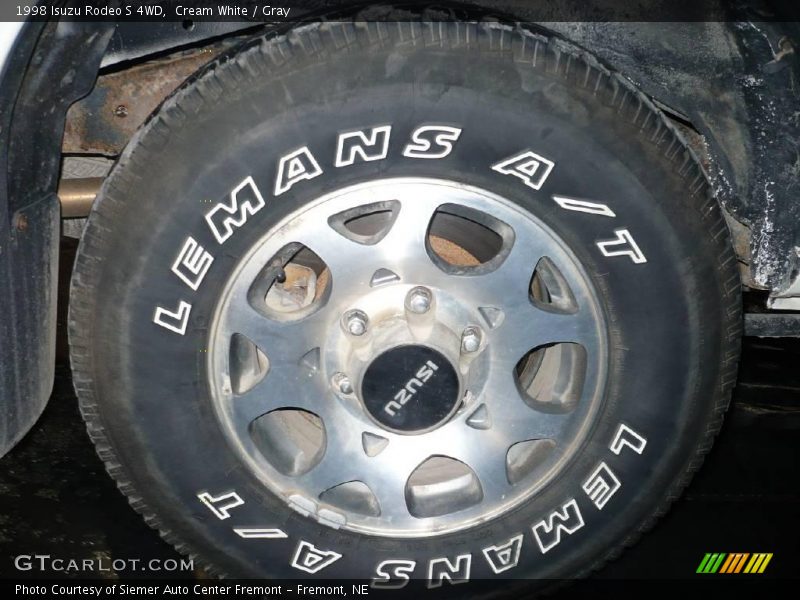 Cream White / Gray 1998 Isuzu Rodeo S 4WD