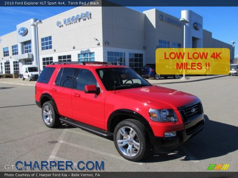Torch Red / Black 2010 Ford Explorer XLT Sport 4x4