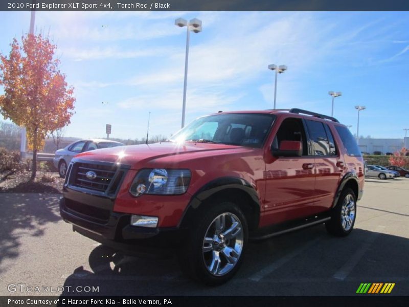 Torch Red / Black 2010 Ford Explorer XLT Sport 4x4