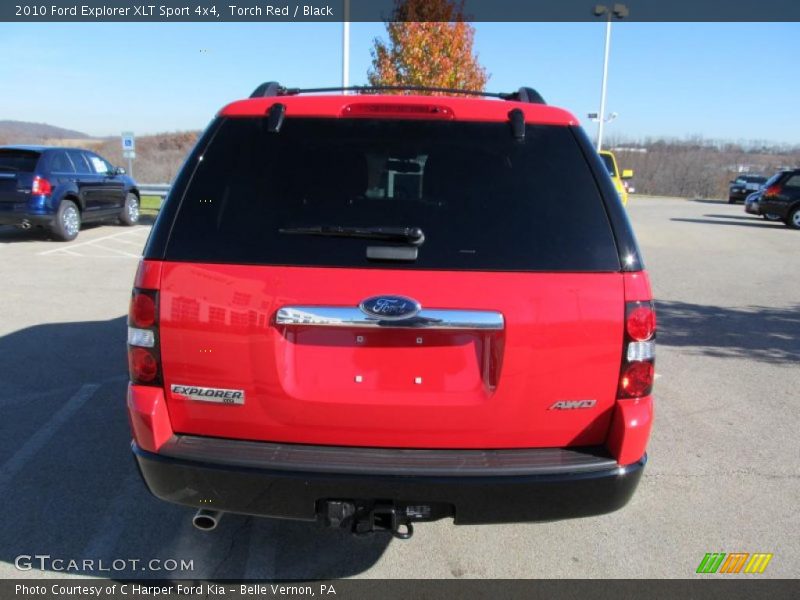 Torch Red / Black 2010 Ford Explorer XLT Sport 4x4