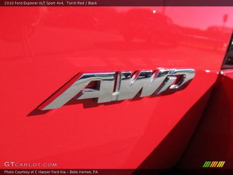 Torch Red / Black 2010 Ford Explorer XLT Sport 4x4