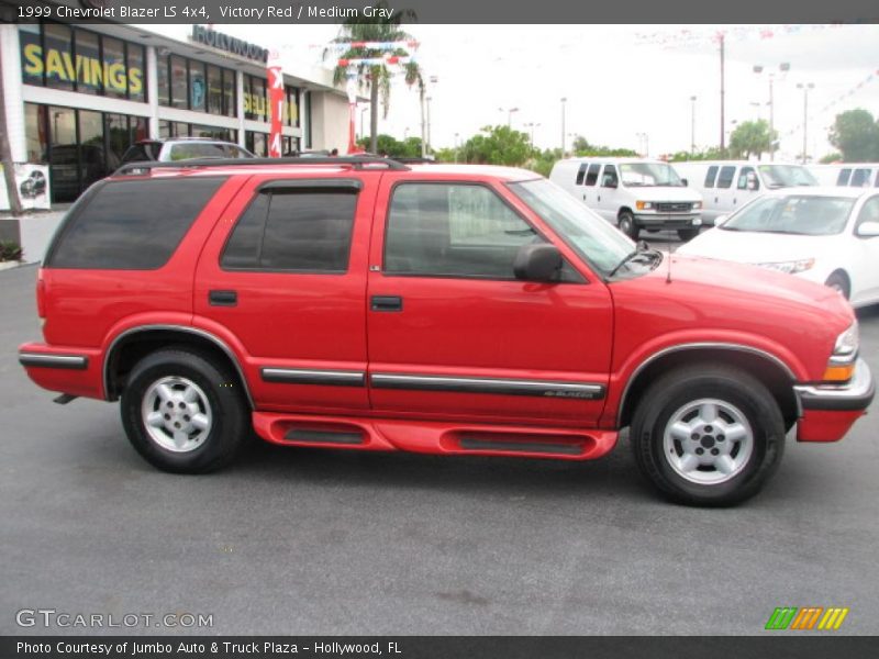 Victory Red / Medium Gray 1999 Chevrolet Blazer LS 4x4