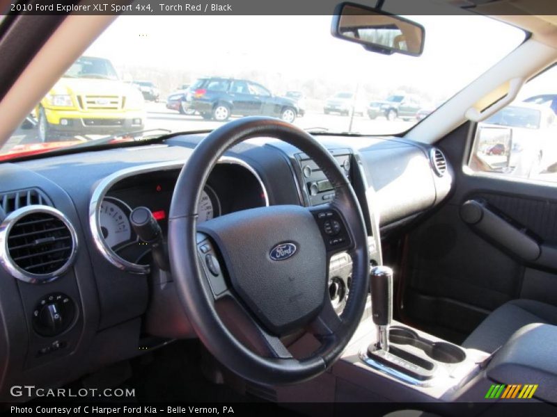 Torch Red / Black 2010 Ford Explorer XLT Sport 4x4