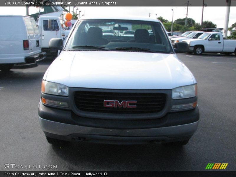 Summit White / Graphite 2000 GMC Sierra 2500 SL Regular Cab