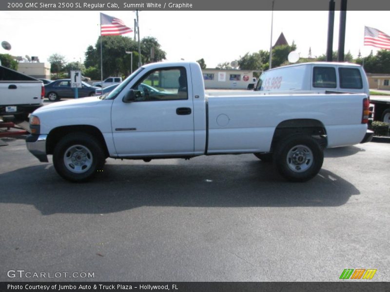 Summit White / Graphite 2000 GMC Sierra 2500 SL Regular Cab