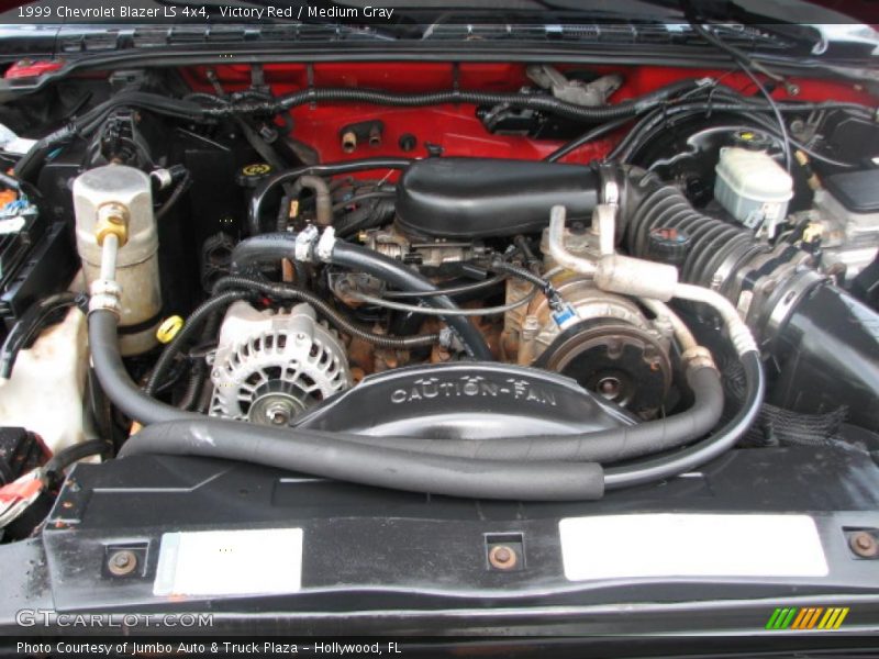 Victory Red / Medium Gray 1999 Chevrolet Blazer LS 4x4