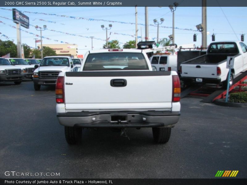 Summit White / Graphite 2000 GMC Sierra 2500 SL Regular Cab
