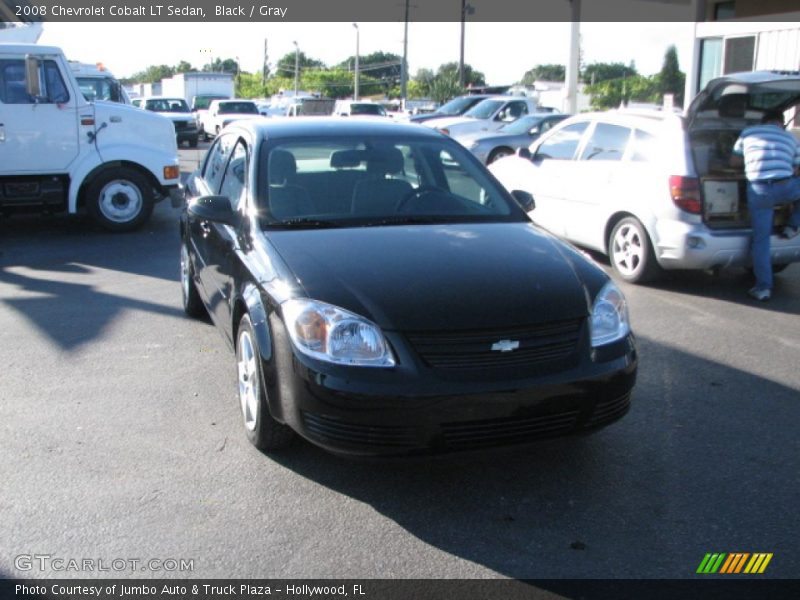 Black / Gray 2008 Chevrolet Cobalt LT Sedan