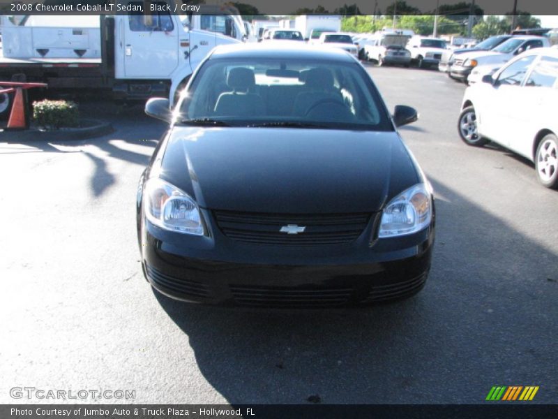 Black / Gray 2008 Chevrolet Cobalt LT Sedan
