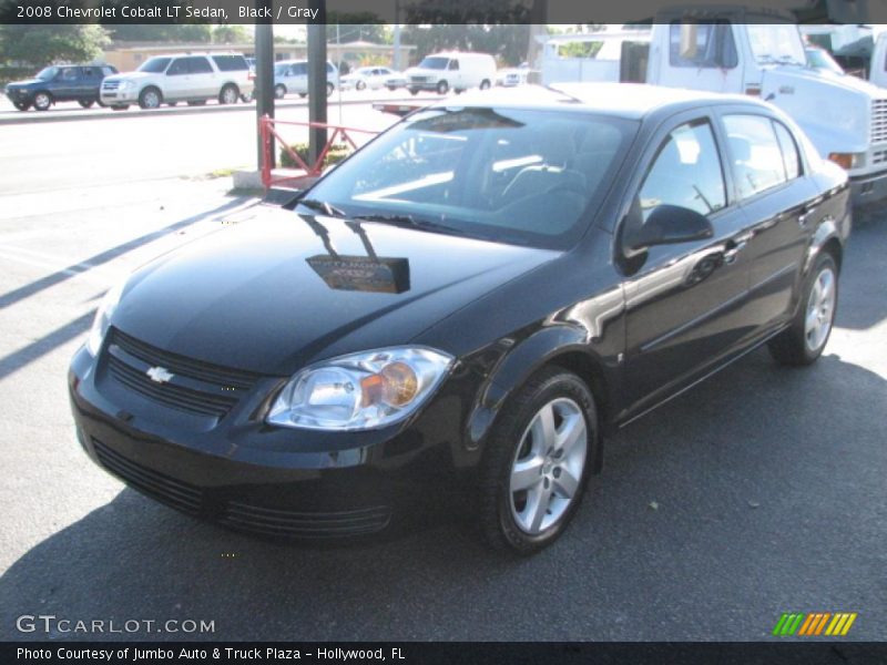 Black / Gray 2008 Chevrolet Cobalt LT Sedan