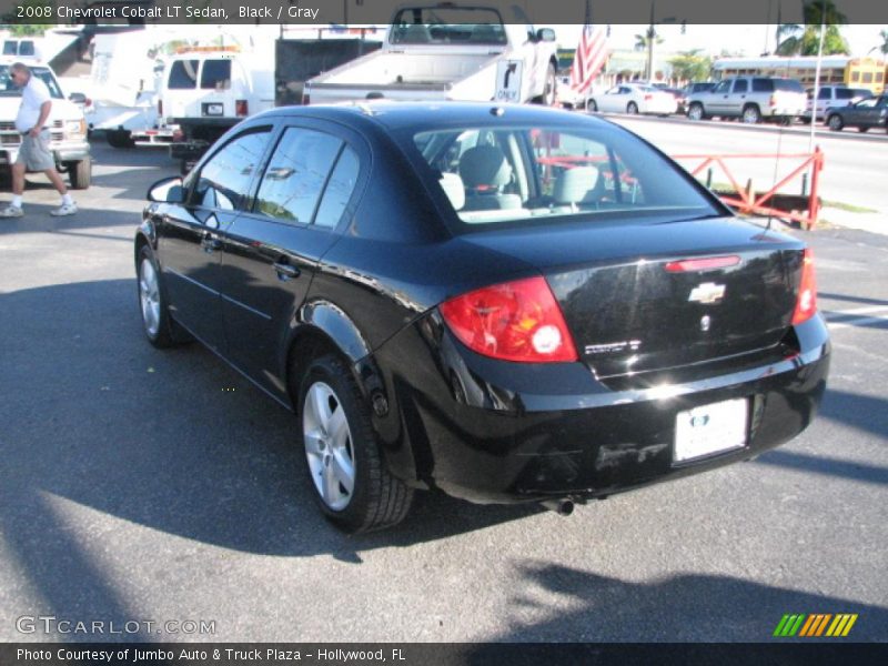 Black / Gray 2008 Chevrolet Cobalt LT Sedan