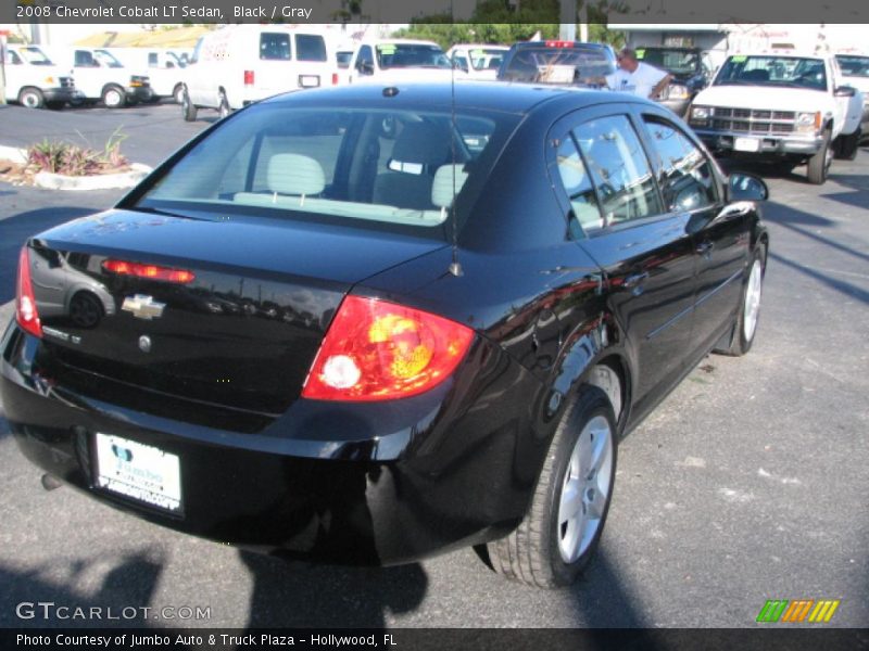 Black / Gray 2008 Chevrolet Cobalt LT Sedan