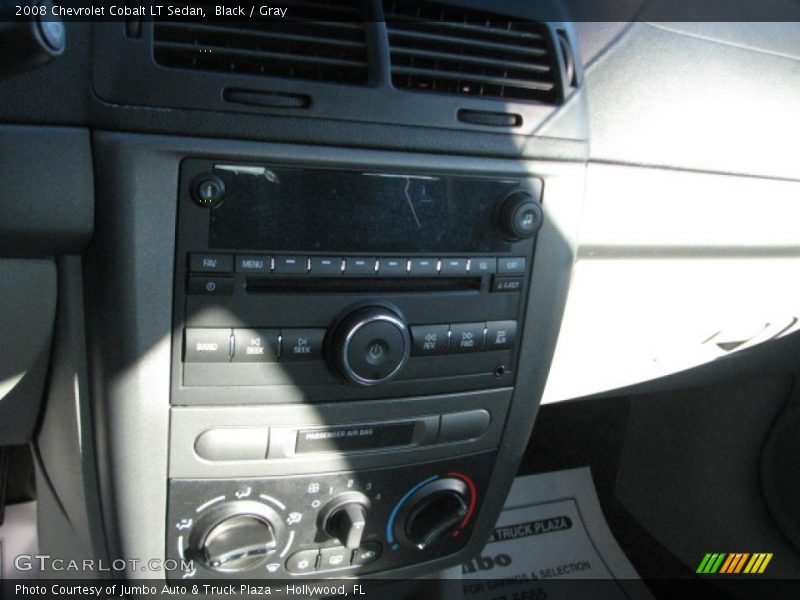 Black / Gray 2008 Chevrolet Cobalt LT Sedan