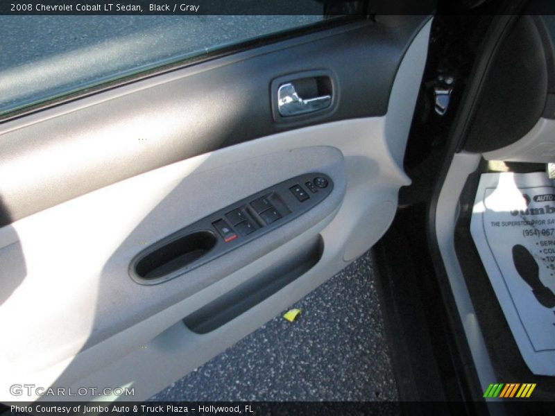 Black / Gray 2008 Chevrolet Cobalt LT Sedan