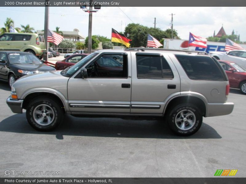 Light Pewter Metallic / Graphite Gray 2000 Chevrolet Blazer LT