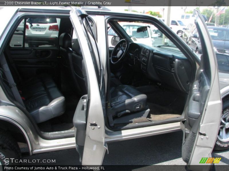 Light Pewter Metallic / Graphite Gray 2000 Chevrolet Blazer LT