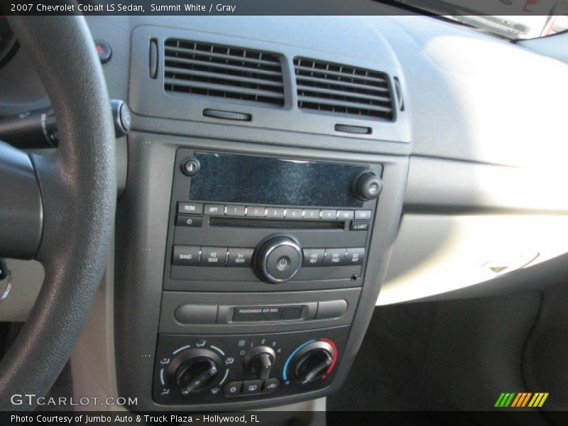 Summit White / Gray 2007 Chevrolet Cobalt LS Sedan