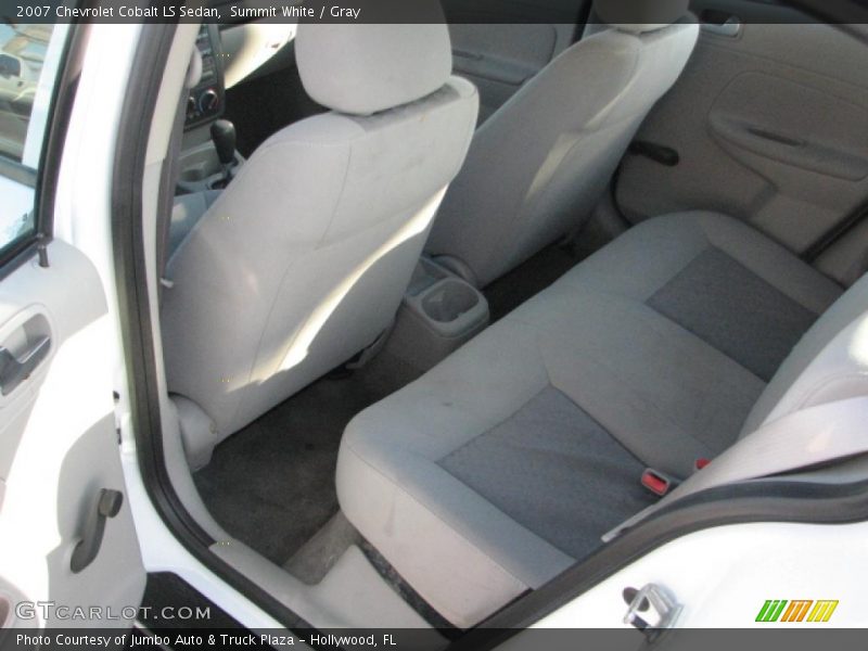 Summit White / Gray 2007 Chevrolet Cobalt LS Sedan