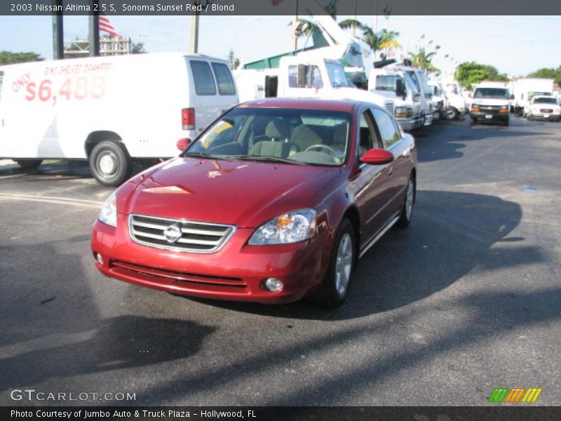 Sonoma Sunset Red / Blond 2003 Nissan Altima 2.5 S