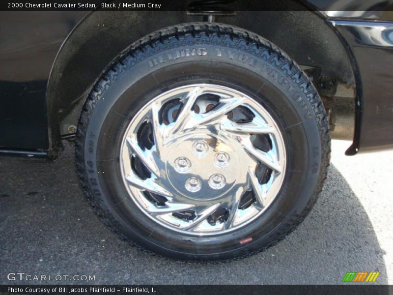 Black / Medium Gray 2000 Chevrolet Cavalier Sedan