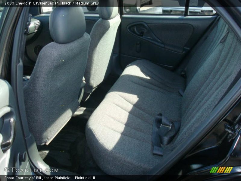 Black / Medium Gray 2000 Chevrolet Cavalier Sedan