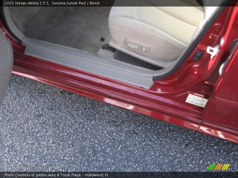 Sonoma Sunset Red / Blond 2003 Nissan Altima 2.5 S