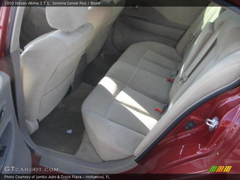 Sonoma Sunset Red / Blond 2003 Nissan Altima 2.5 S