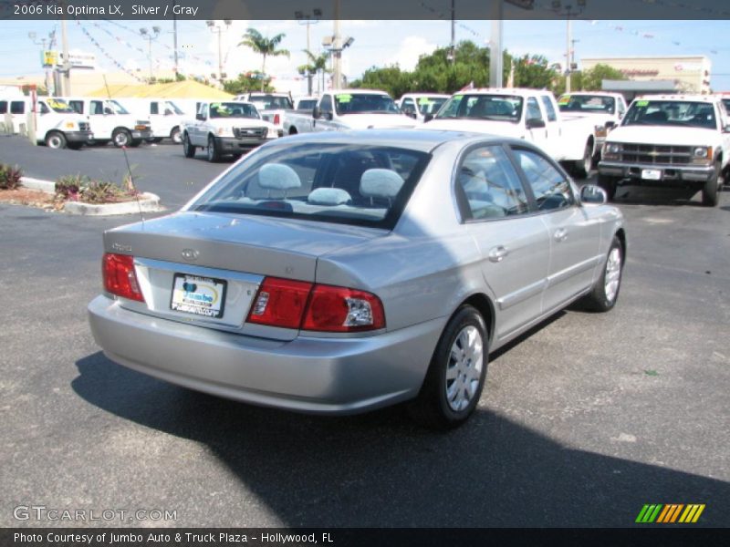 Silver / Gray 2006 Kia Optima LX
