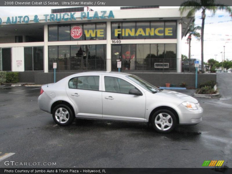 Ultra Silver Metallic / Gray 2008 Chevrolet Cobalt LS Sedan