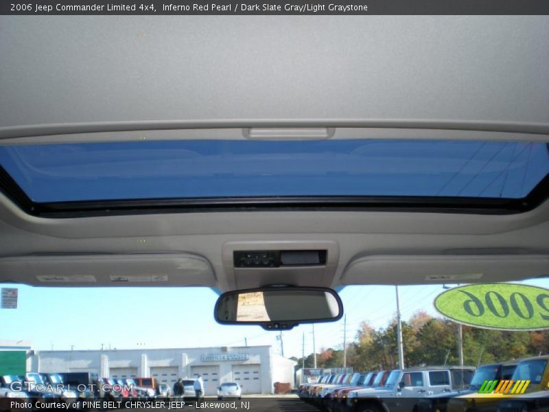 Inferno Red Pearl / Dark Slate Gray/Light Graystone 2006 Jeep Commander Limited 4x4