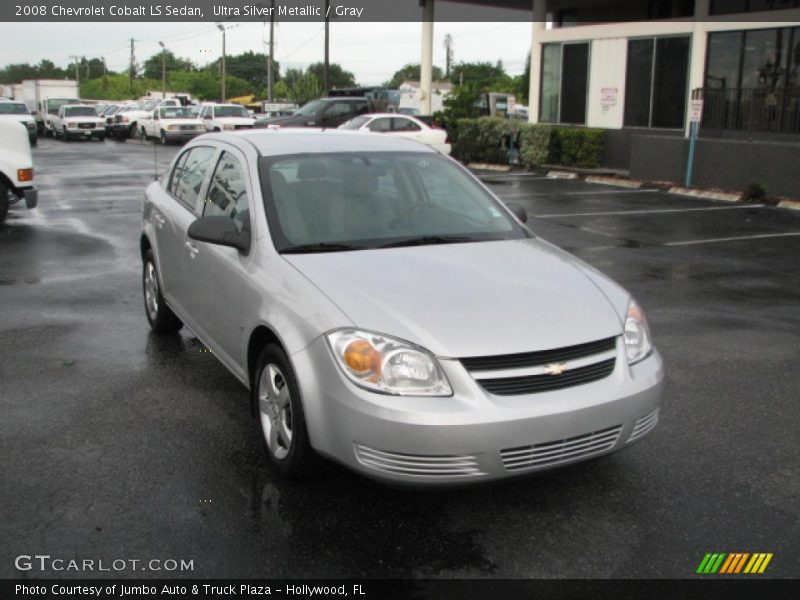 Ultra Silver Metallic / Gray 2008 Chevrolet Cobalt LS Sedan