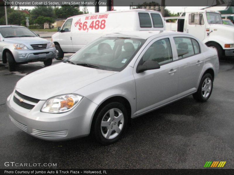 Ultra Silver Metallic / Gray 2008 Chevrolet Cobalt LS Sedan