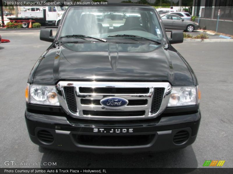 Black / Medium Dark Flint 2009 Ford Ranger XLT SuperCab