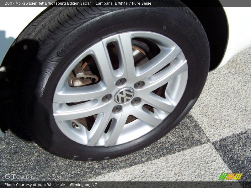 Campanella White / Pure Beige 2007 Volkswagen Jetta Wolfsburg Edition Sedan