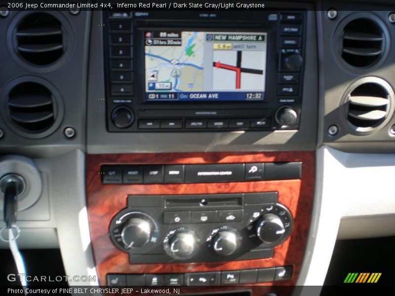 Inferno Red Pearl / Dark Slate Gray/Light Graystone 2006 Jeep Commander Limited 4x4