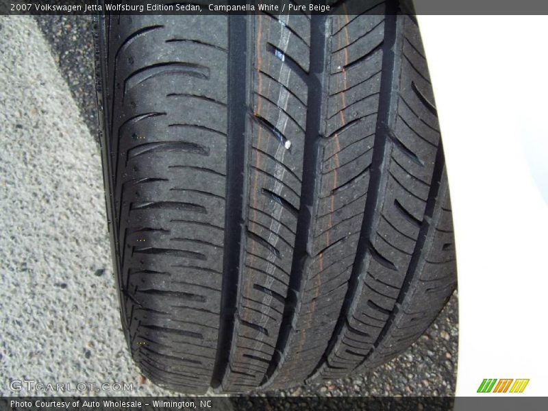 Campanella White / Pure Beige 2007 Volkswagen Jetta Wolfsburg Edition Sedan