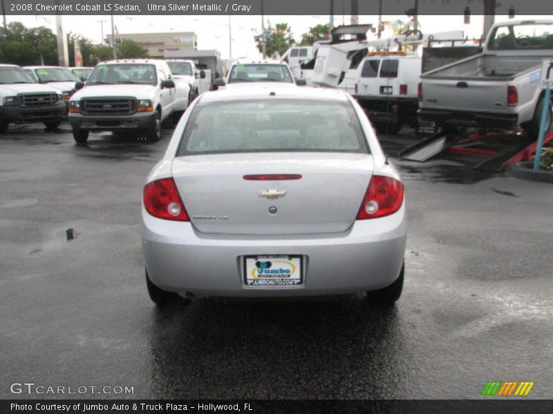 Ultra Silver Metallic / Gray 2008 Chevrolet Cobalt LS Sedan