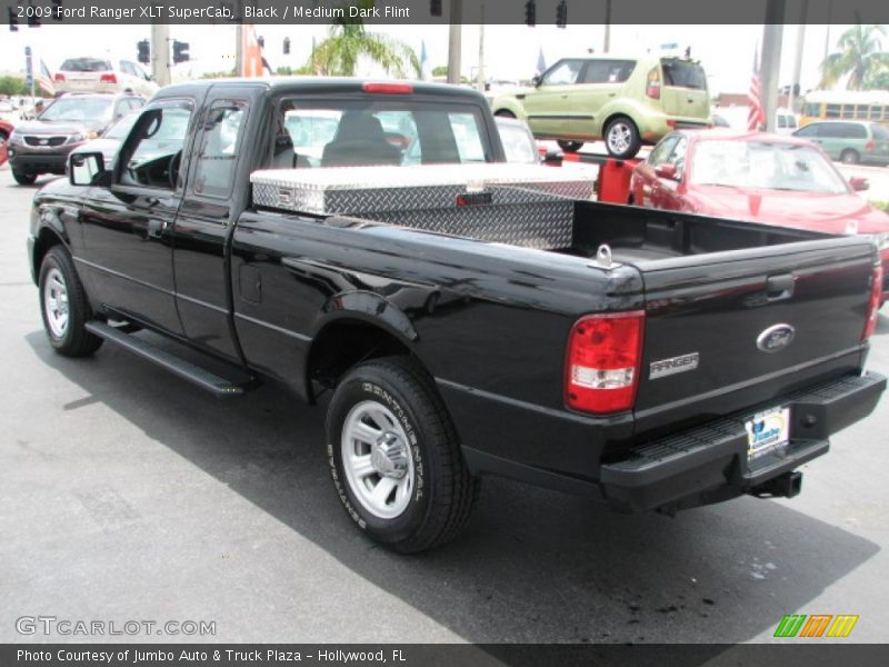 Black / Medium Dark Flint 2009 Ford Ranger XLT SuperCab