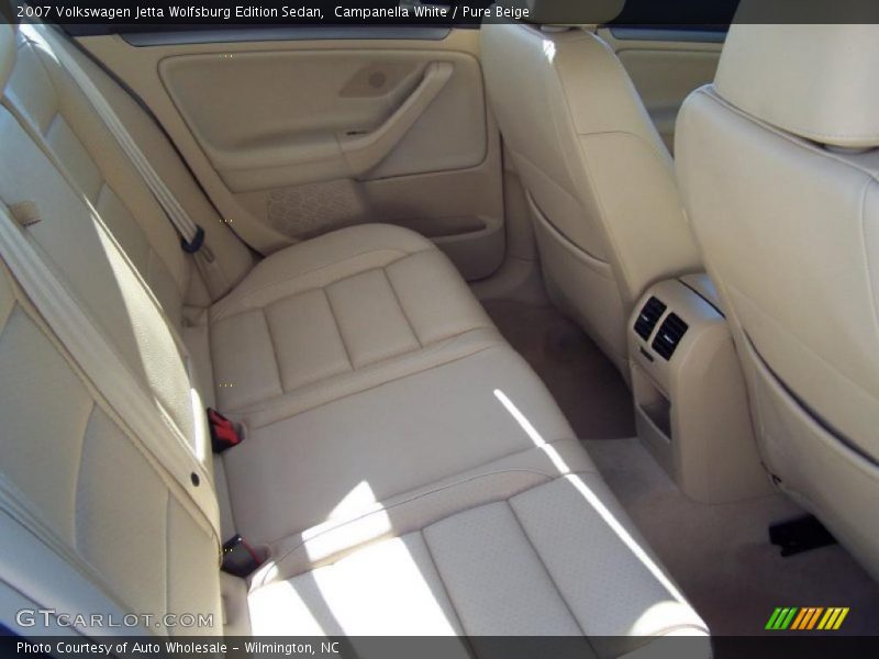 Campanella White / Pure Beige 2007 Volkswagen Jetta Wolfsburg Edition Sedan