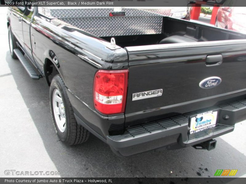 Black / Medium Dark Flint 2009 Ford Ranger XLT SuperCab