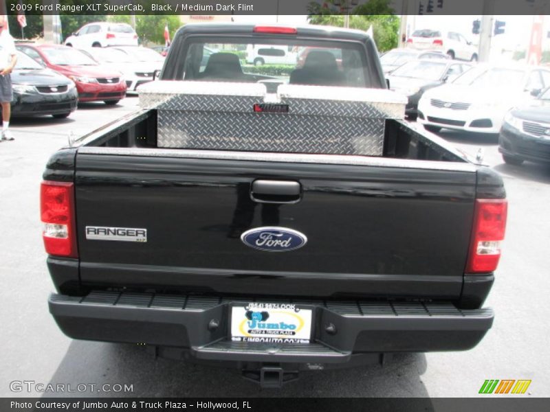 Black / Medium Dark Flint 2009 Ford Ranger XLT SuperCab