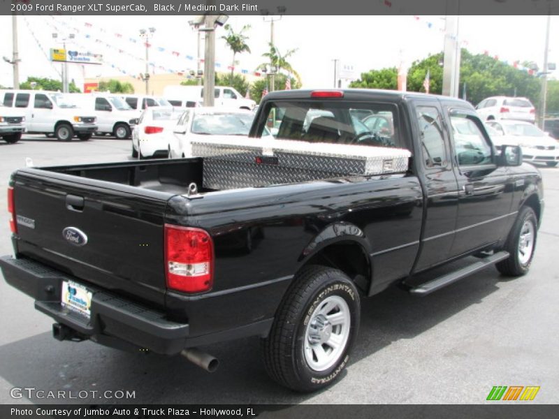Black / Medium Dark Flint 2009 Ford Ranger XLT SuperCab